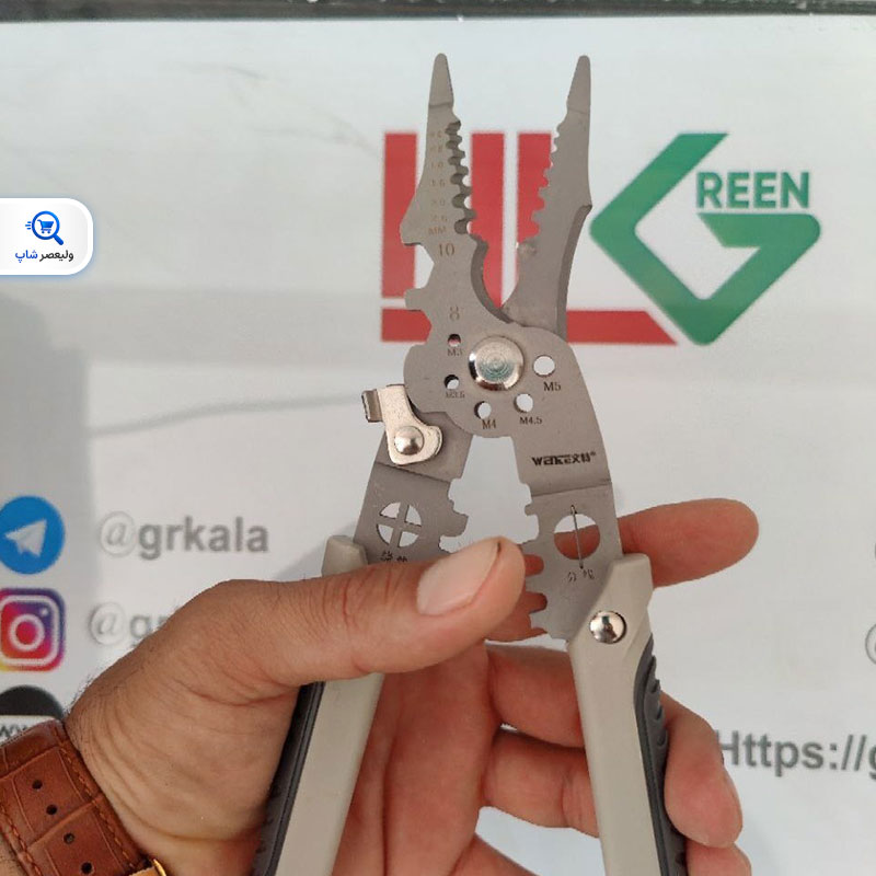 multi purpose pliers5 - انبردست همه کاره جیبی برقکاری و مسافرتی
