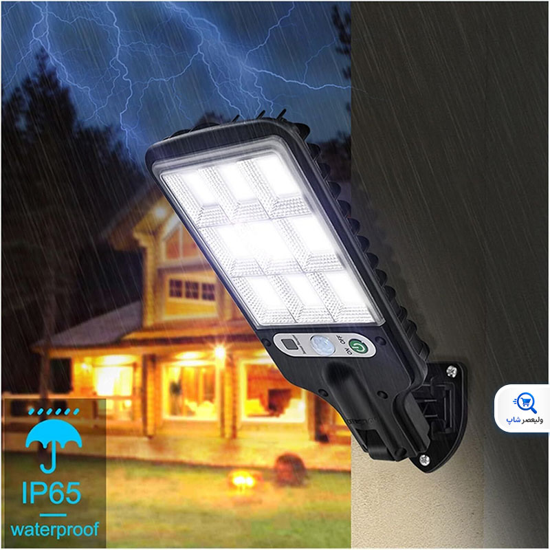 solar wall light sensor2 - خرید چراغ خورشیدی دیواری سنسوردار Super Bright؛ مناسب باغ، ویلا و حیاط